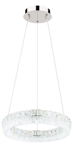 Závesné svietidlo LED 2700–6000K chrómová IP20 GLOBO lighting LAUREL 67387-24