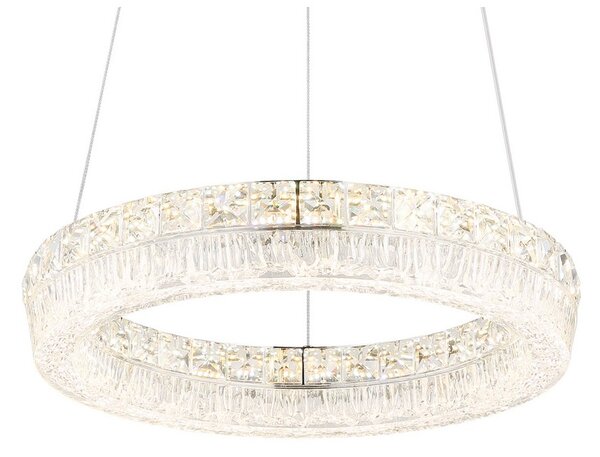 Závesné svietidlo LED 2700–6000K chrómová IP20 GLOBO lighting LAUREL 67387-24
