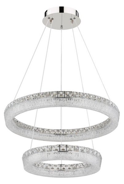 Závesné svietidlo LED 2700–6000K chrómová IP20 GLOBO lighting LAUREL 67387-60