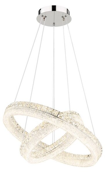 Závesné svietidlo LED 2700–6000K chrómová IP20 GLOBO lighting LAUREL 67387-60