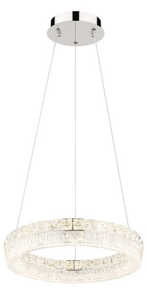 Závesné svietidlo LED 2700–6000K chrómová IP20 GLOBO lighting LAUREL 67387-24
