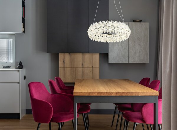 Závesné svietidlo LED 4000K chrómová IP20 GLOBO lighting DIANN 64140H