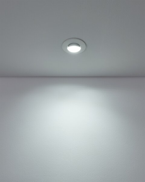 Eglo 300186 - Sada 7xLED zapustené podhľadové svietidlo GEDREZ LED/4,9W/230V pr. 9 cm biela