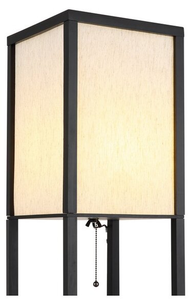 Stojacia lampa 1x E27 čierna, prírodná IP20 GLOBO lighting TABITHA 58611S