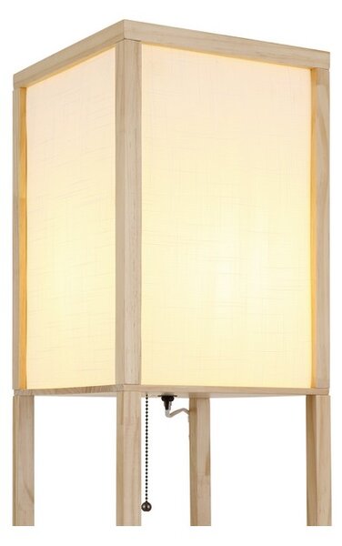 Stojacia lampa 1x E27 drevo, prírodná IP20 GLOBO lighting TABITHA 58611