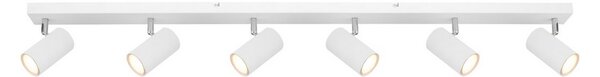 Stropné bodové svietidlo / spot 6x GU10 biela IP20 GLOBO lighting ROBBY 57911-6DW