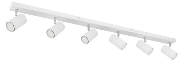 Stropné bodové svietidlo / spot 6x GU10 biela IP20 GLOBO lighting ROBBY 57911-6DW