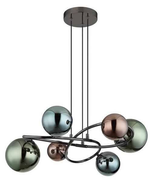 Závesné svietidlo 6x G9 3000K šedá IP20 GLOBO lighting RIHA 56142-6H