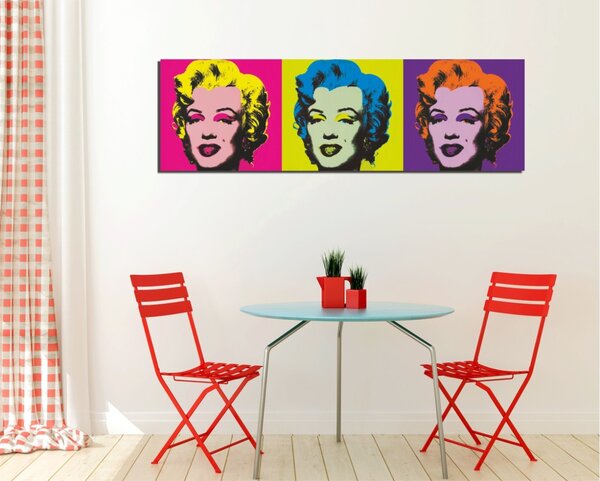Wallity Reprodukcia obrazu Andyho Warhola Marilyn Monroe PC059 30x80 cm