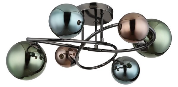 Stropné svietidlo 6x G9 3000K šedá IP20 GLOBO lighting RIHA 56142-6D