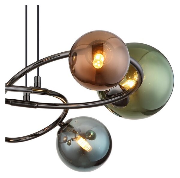Závesné svietidlo 6x G9 3000K šedá IP20 GLOBO lighting RIHA 56142-6H