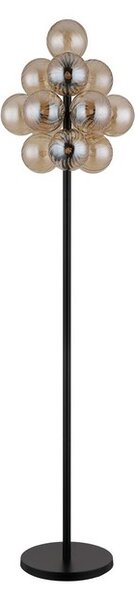 Stojacia lampa 13x G9 čierna matná, jantárová IP20 GLOBO lighting CONOR 56146S