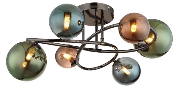 Stropné svietidlo 6x G9 3000K šedá IP20 GLOBO lighting RIHA 56142-6D