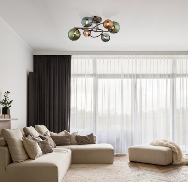 Stropné svietidlo 6x G9 3000K šedá IP20 GLOBO lighting RIHA 56142-6D