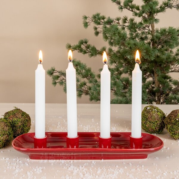 Keramický adventný svietnik Bymarken
