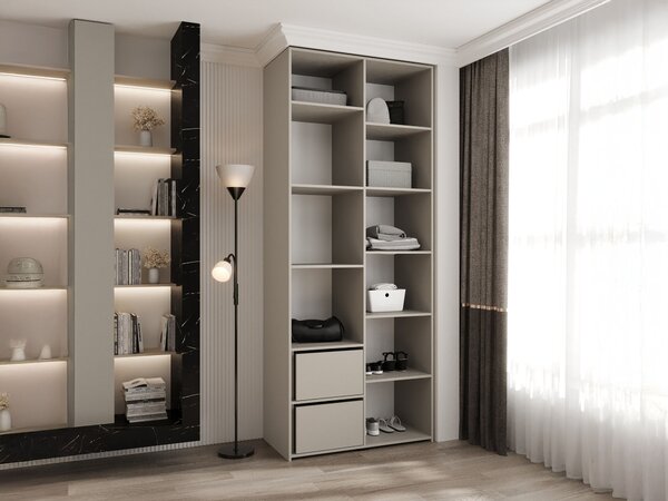 Šatníková skriňa Como 3 100x246x50 - kašmír