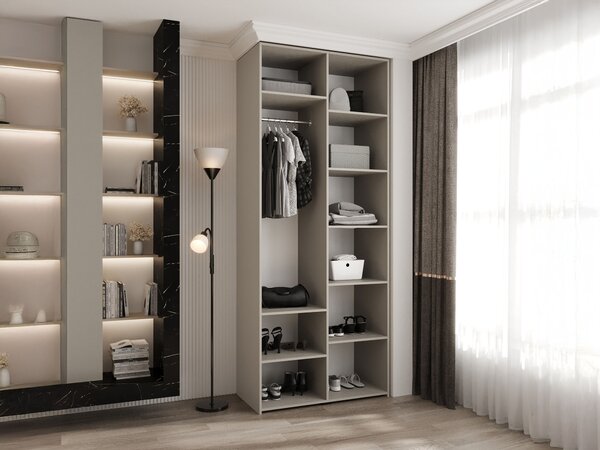 Šatníková skriňa Como 3 100x246x50 - kašmír