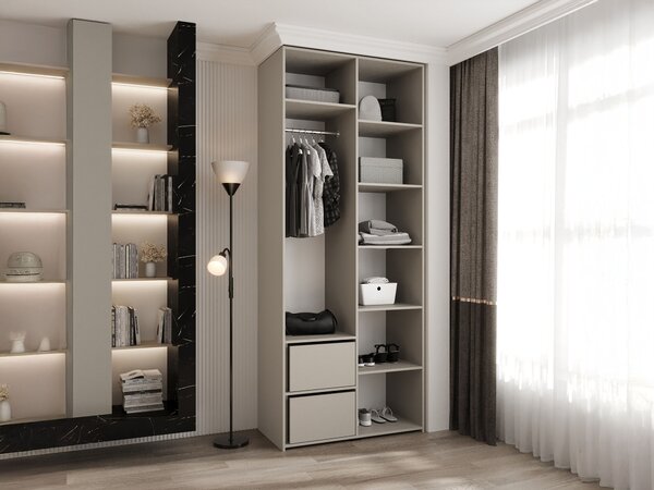 Šatníková skriňa Como 3 100x246x50 - kašmír
