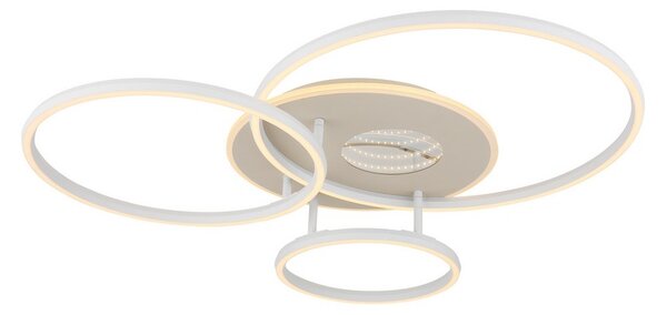 Stropné svietidlo LED 2700–6500K piesková, biela IP20 GLOBO lighting INVERTINA 48466B-40 časovač