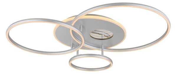 Stropné svietidlo LED 2700–6500K strieborná IP20 GLOBO lighting INVERTINA 48466-54A časovač