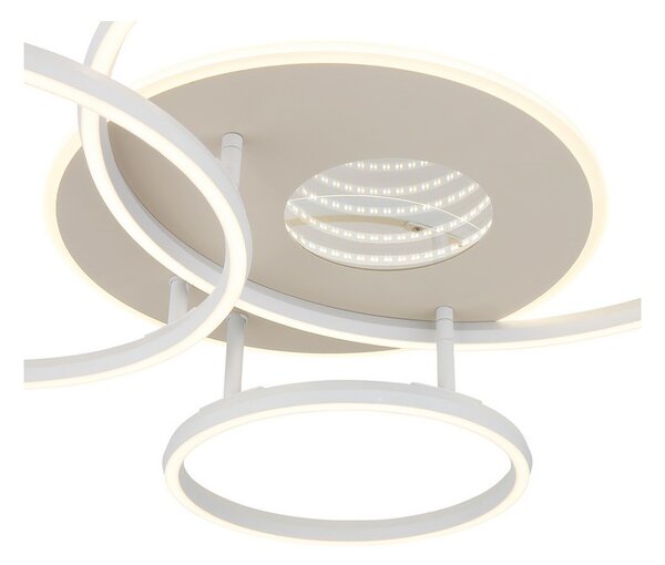 Stropné svietidlo LED 2700–6500K piesková, biela IP20 GLOBO lighting INVERTINA 48466B-40 časovač