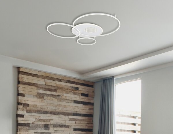 Stropné svietidlo LED 2700–6500K biela IP20 GLOBO lighting INVERTINA 48466-70W časovač