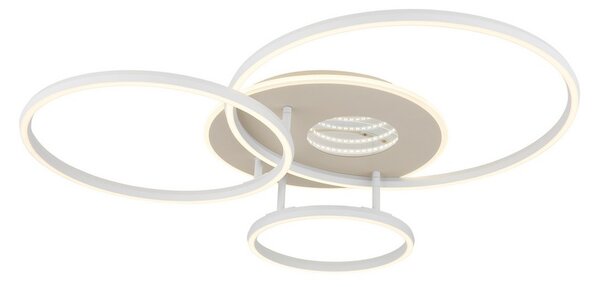 Stropné svietidlo LED 2700–6500K piesková, biela IP20 GLOBO lighting INVERTINA 48466B-40 časovač