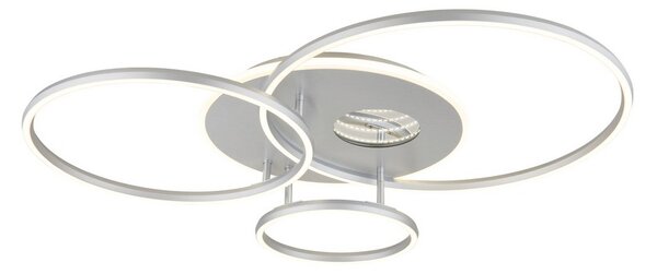 Stropné svietidlo LED 2700–6500K strieborná IP20 GLOBO lighting INVERTINA 48466-54A časovač