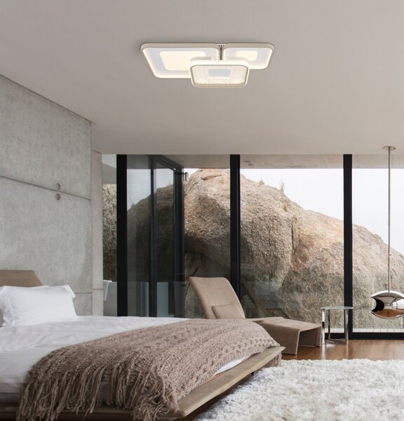 Stropné svietidlo LED 2700–6000K piesková IP20 GLOBO lighting MOSAIKO 48097-62