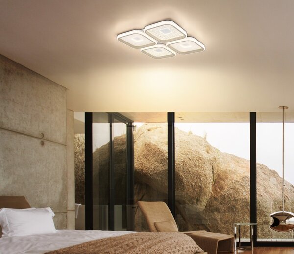Stropné svietidlo LED 2700–6000K piesková IP20 GLOBO lighting MOSAIKO 48097-60