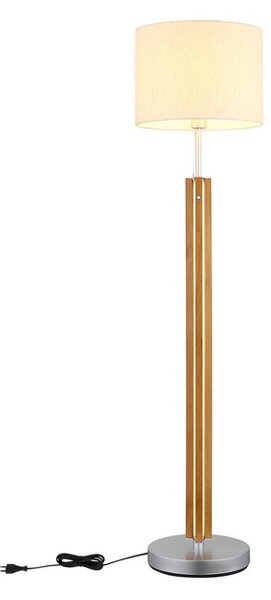 Stojacia lampa 1x E27 hnedá, prírodná IP20 GLOBO lighting TAUGUS 41730246