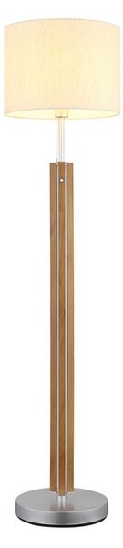 Stojacia lampa 1x E27 hnedá, prírodná IP20 GLOBO lighting TAUGUS 41730246