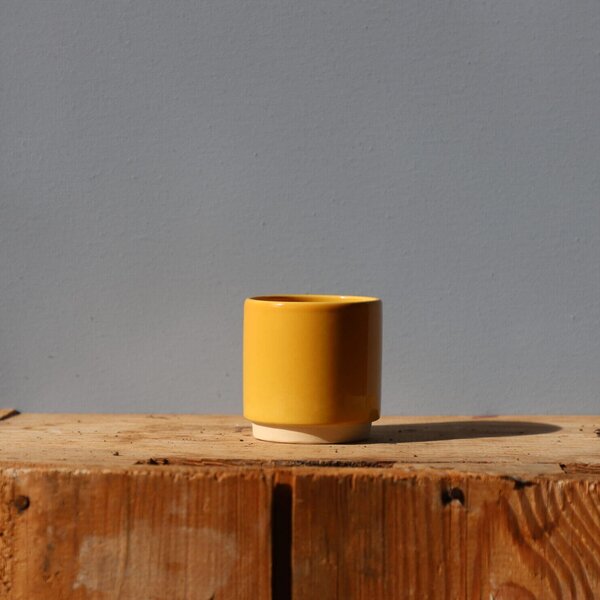 Kvetináč Eno Duo ocher Ø 6 cm
