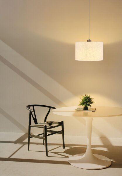 Závesné svietidlo LED 3000K čierny chróm, krémová IP20 GLOBO lighting THEA 31540108