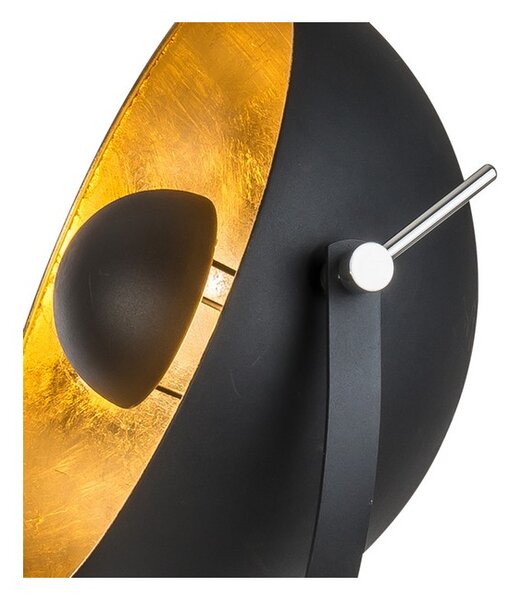 Stojacia lampa 1x E27 čierna, zlatá IP20 GLOBO lighting BOWY 40150145X