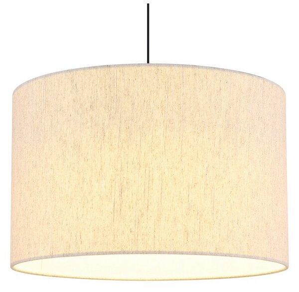 Závesné svietidlo LED 3000K čierny chróm, krémová IP20 GLOBO lighting THEA 31540108