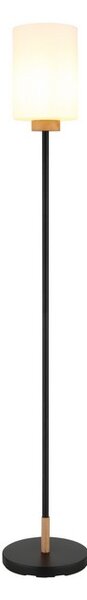 Stojacia lampa 1x E27 čierna, opálová IP20 GLOBO lighting ROWENA 15977S