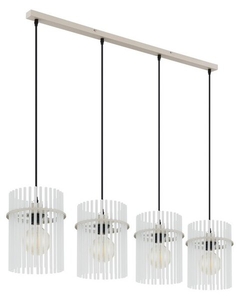 Závesné svietidlo 4x E27 piesková IP20 GLOBO lighting GORLEY 15698-4HB