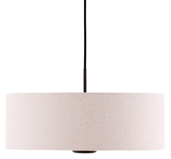 Závesné svietidlá Globen Lighting, Bosco 55, stmievateľné, Béžová, Obývacia izba, Tkanina / Textil, Škandinávsky