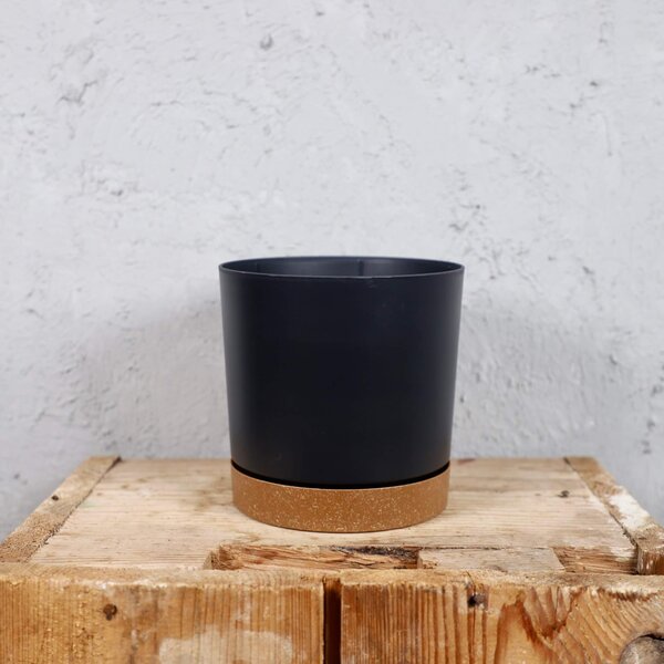 Prosperplast plastový kvetináč Tubo PM antracit Ø 18 cm