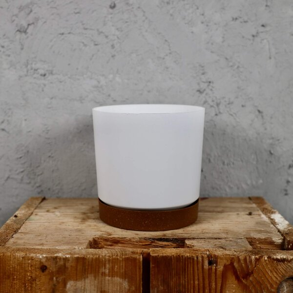 Prosperplast plastový kvetináč Tubo PM white Ø 18 cm