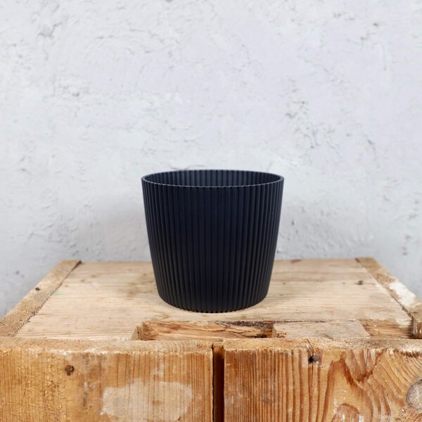 Prosperplast plastový kvetináč Milly round antracit Ø 10 cm