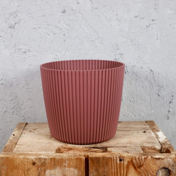 Prosperplast plastový kvetináč Milly round marsala Ø 14 cm