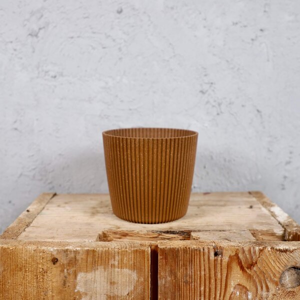 Prosperplast plastový kvetináč Milly round eco wood Ø 10 cm