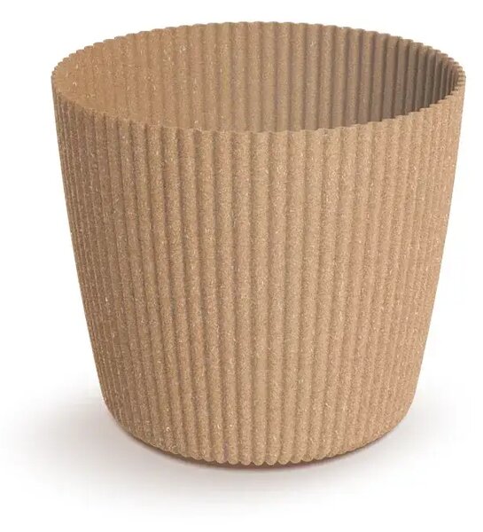 Prosperplast plastový kvetináč Milly round eco wood Ø 17 cm