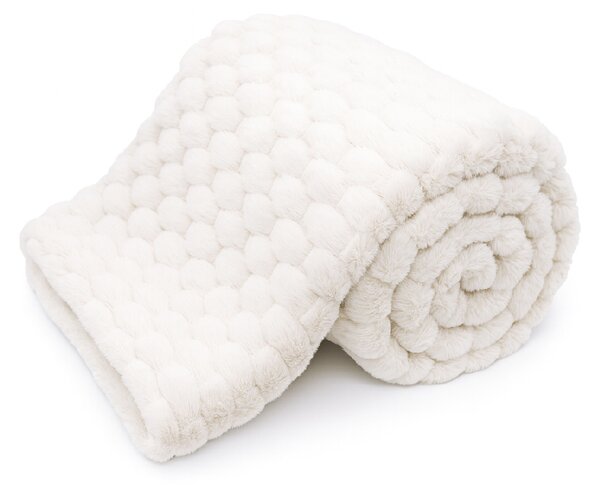 ARÔME HOME Luxusná deka, Diamond biela ARÔME HOME