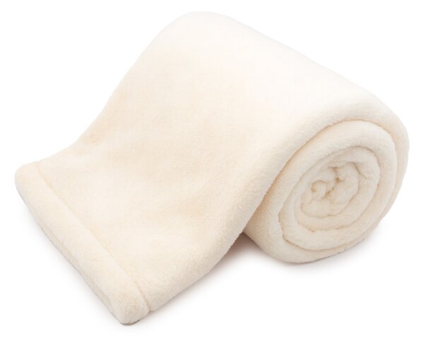 ARÔME HOME Luxusná deka, Velvet krémová ARÔME HOME