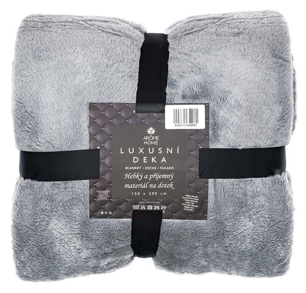 ARÔME HOME Luxusná deka, Essential šedá ARÔME HOME
