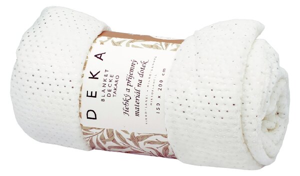 ARÔME HOME Mikroflanelová deka, Silver biela ARÔME HOME