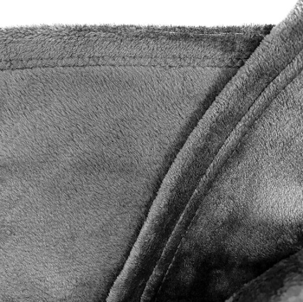 ARÔME HOME Mikroflanelová deka, čierna ARÔME HOME